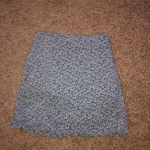 John Galt White Floral Cara Skirt